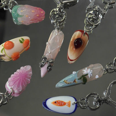 Nail Key Chain